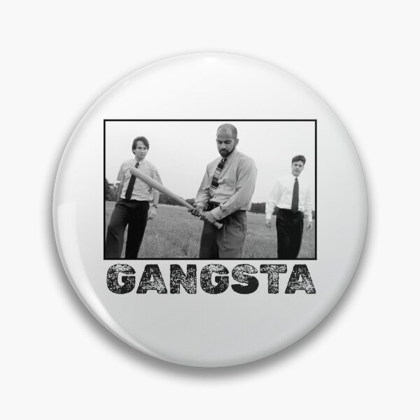 Item preview, Gangsta with a Baseball Bat -- Office Space humor designed and sold by The Sporty Nerd.