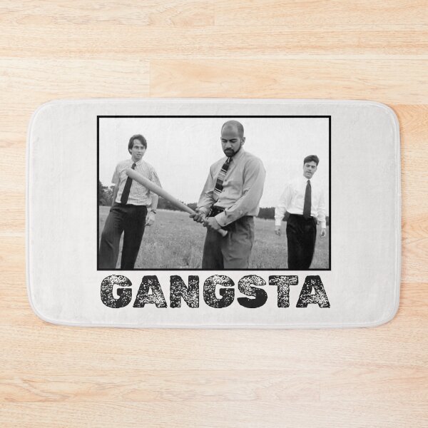 Item preview, Gangsta with a Baseball Bat -- Office Space humor designed and sold by The Sporty Nerd.