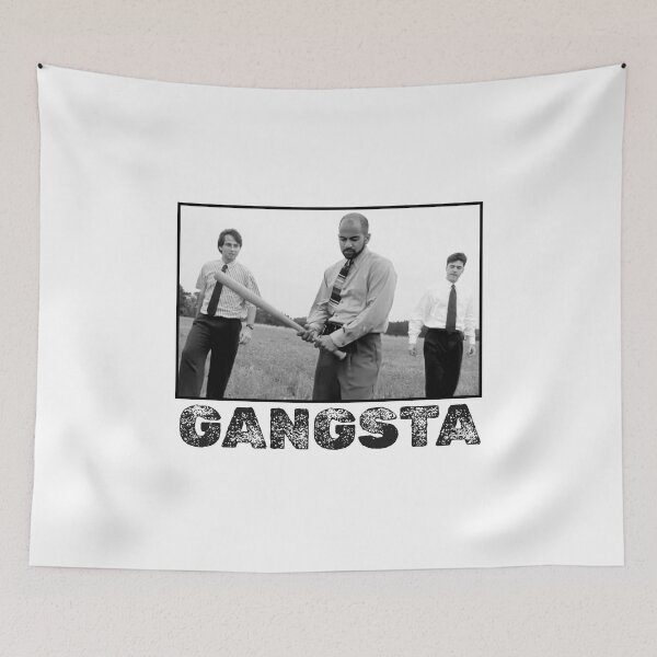 Item preview, Gangsta with a Baseball Bat -- Office Space humor designed and sold by The Sporty Nerd.