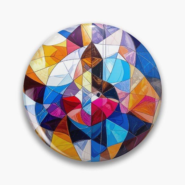 Item preview, Polygon Mosaic Portrait – Modern Abstract Geometry designed and sold by NizuCaCi.