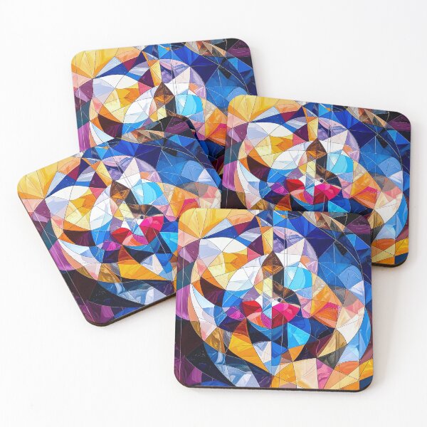 Item preview, Polygon Mosaic Portrait – Modern Abstract Geometry designed and sold by NizuCaCi.