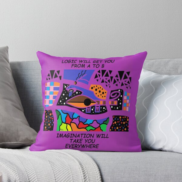 Item preview, LOGIC WILL TAKE YOU FROM A TO B. IMAGINATION WILL TAKE YOU EVERYWHERE. designed and sold by oceantospace.