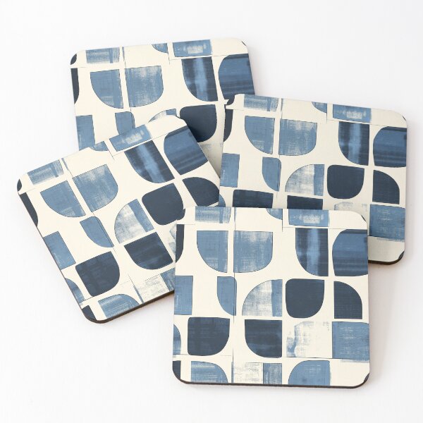 Item preview, Abstract Slate and Navy Blue Distressed Pattern designed and sold by TheBohemianLark.