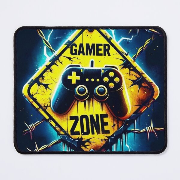 Item preview, yellow and black gloomy game area control sign designed and sold by koringaFTS.
