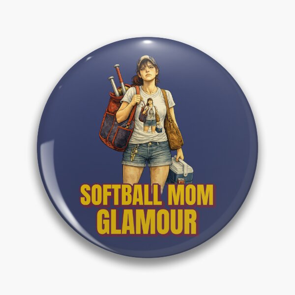 Item preview, Softball Mom Glamour designed and sold by The Sporty Nerd.