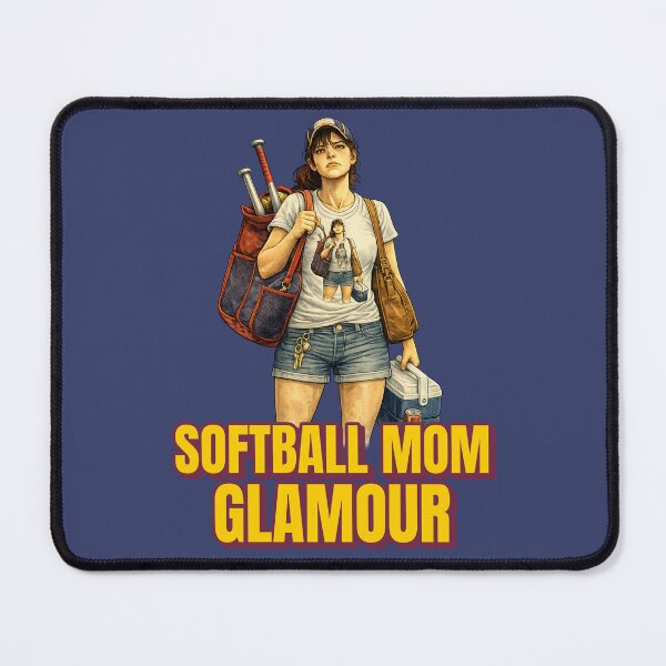 Item preview, Softball Mom Glamour designed and sold by The Sporty Nerd.