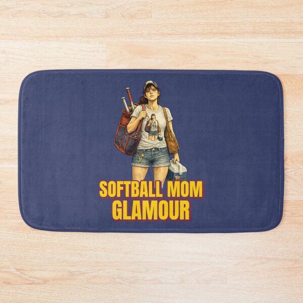 Item preview, Softball Mom Glamour designed and sold by The Sporty Nerd.