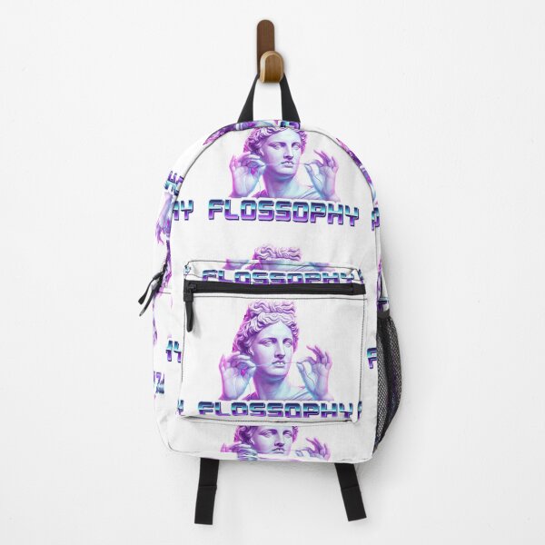 Item preview, Flossophy - Funny Vaporwave Greek Statue Dental Humor designed and sold by DrToothStudio.