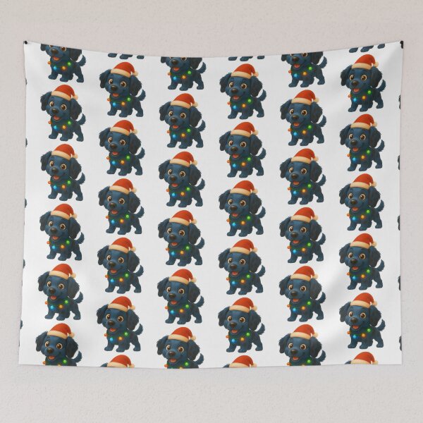 Item preview, Christmas Blue Picardy Spaniel designed and sold by Sillytoe.