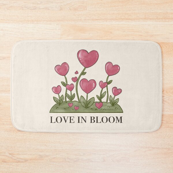 Item preview, Love in Bloom - Cute Valentine’s Day Floral Heart Art designed and sold by ArtbyPriscilla.