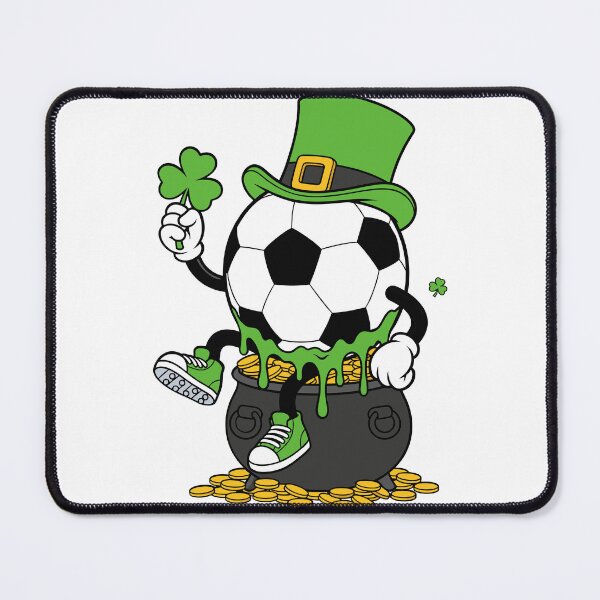 Item preview, St Patricks Day Soccer Leprechaun Ball designed and sold by KroghDs.