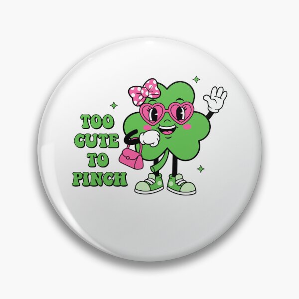 Item preview, Too Cute To Pinch St Patricks Clover designed and sold by KroghDs.
