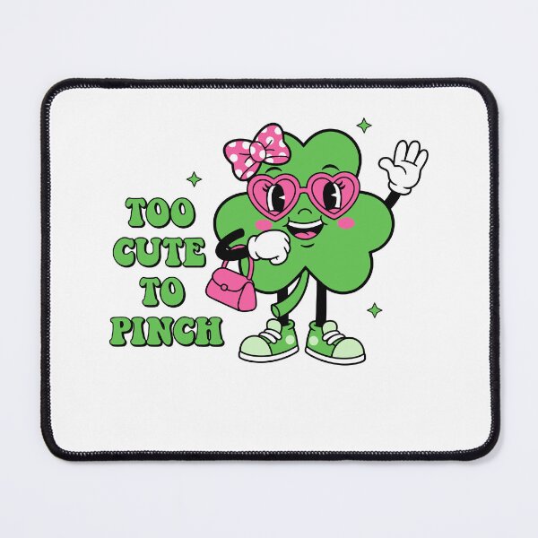 Item preview, Too Cute To Pinch St Patricks Clover designed and sold by KroghDs.