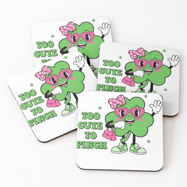Item preview, Too Cute To Pinch St Patricks Clover designed and sold by KroghDs.