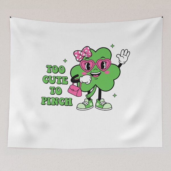 Item preview, Too Cute To Pinch St Patricks Clover designed and sold by KroghDs.