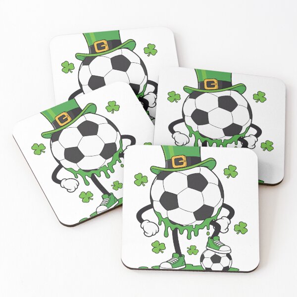 Item preview, St Patricks Soccer Lucky Shamrock Ball designed and sold by KroghDs.