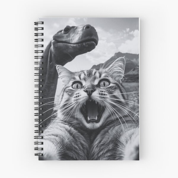 Item preview, Cat Selfie With Loch Ness Funny designed and sold by Saxon Designs.