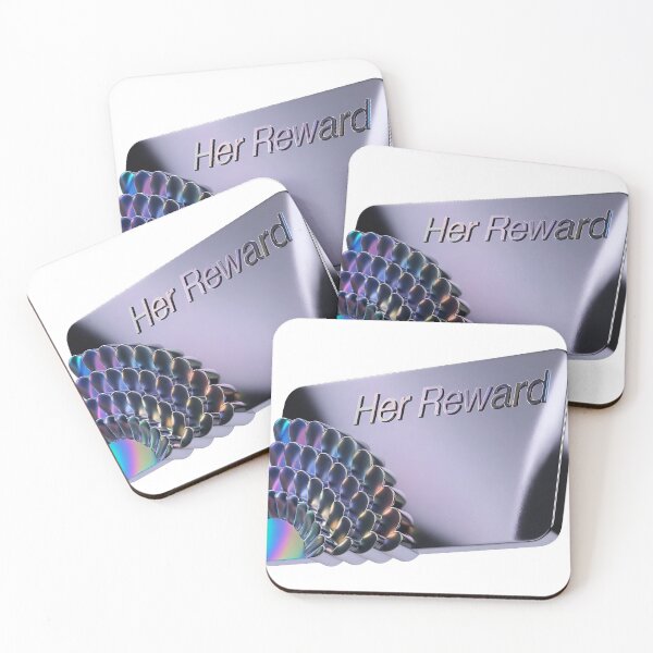 Item preview, Modern silver reward card with holographic design designed and sold by Creative88Art.