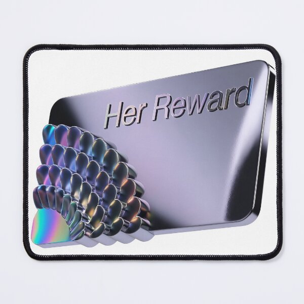 Item preview, Modern silver reward card with holographic design designed and sold by Creative88Art.