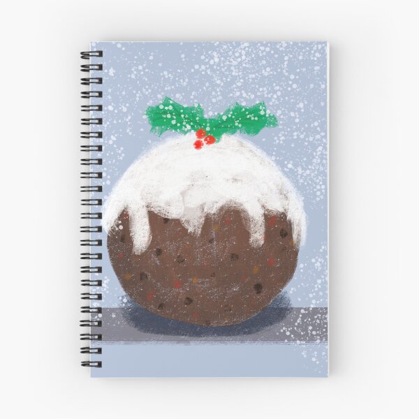 Item preview, Christmas Pudding In winter snow designed and sold by ArtbyPriscilla.