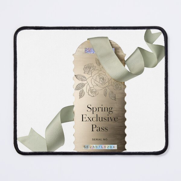 Item preview, Elegant Spring Exclusive Pass with ribbon and floral design designed and sold by Creative88Art.