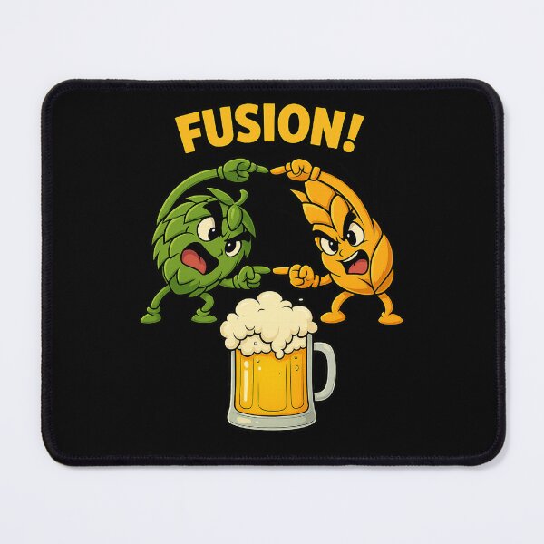 Item preview, Hop & Malt Fusion – Craft Beer Cartoon Shirt | Brewing Geek Beer Lover Design designed and sold by Hop in the Veins.
