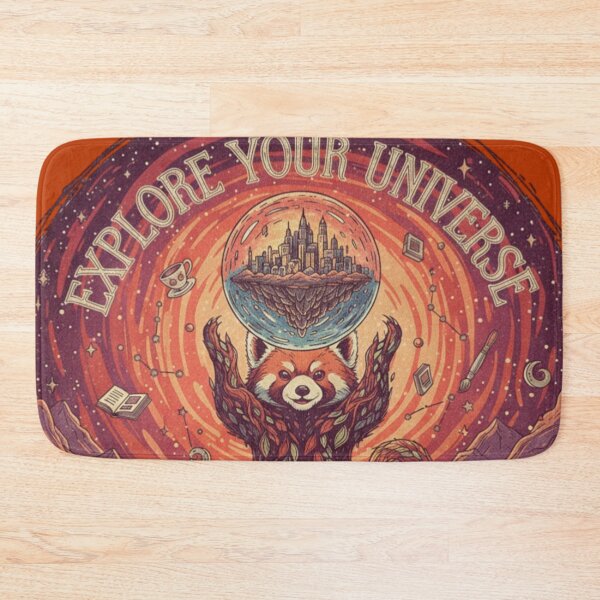 Item preview, Red Panda Explorer: Discover Your Inner Universe designed and sold by omerckaca.