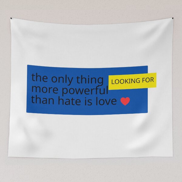 Item preview, The Only Thing More Powerful Than Hate Is Love . designed and sold by Anime-Clothes1.