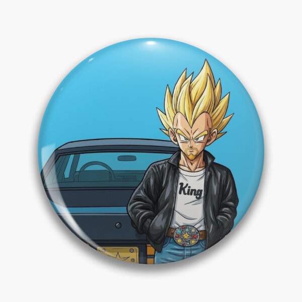 Item preview, Saiyan King GX – Anime Rap Fusion Inspired Street Art designed and sold by ArtistSupplyLab.