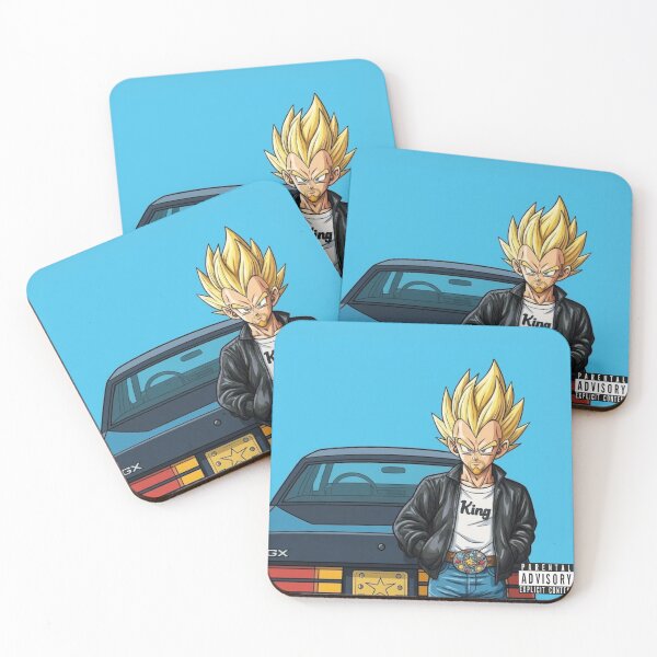 Item preview, Saiyan King GX – Anime Rap Fusion Inspired Street Art designed and sold by ArtistSupplyLab.