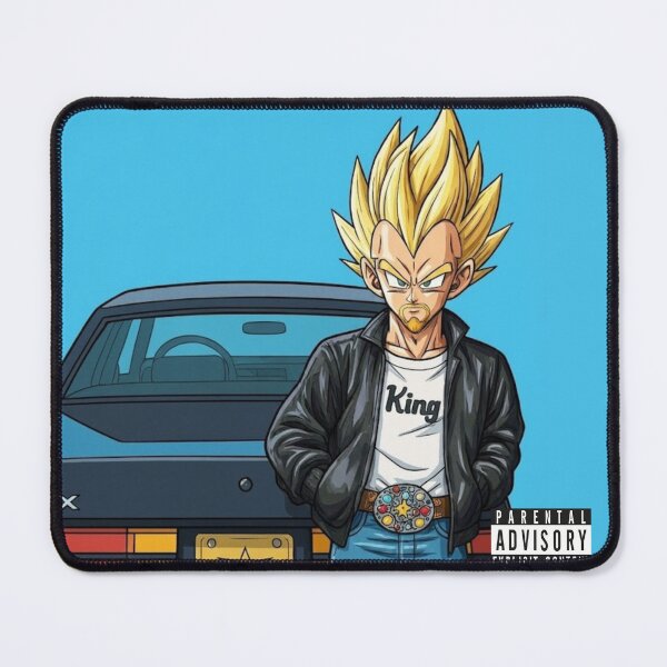 Item preview, Saiyan King GX – Anime Rap Fusion Inspired Street Art designed and sold by ArtistSupplyLab.