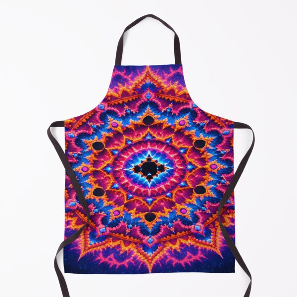 Item preview, Vibrant Fractal Mandala - Dopamine Decor Sacred Geometry Art designed and sold by LuxeBuzz.
