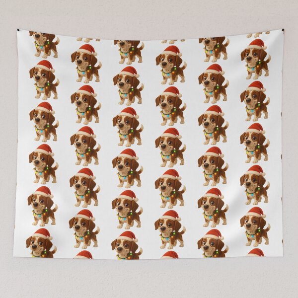 Item preview, Christmas Braque Francais 2 designed and sold by Sillytoe.