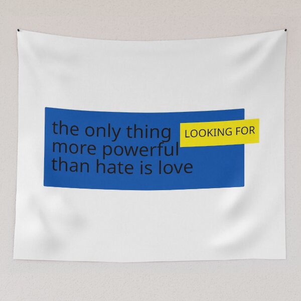 Item preview, The Only Thing More Powerful Than Hate Is Love . designed and sold by Anime-Clothes1.
