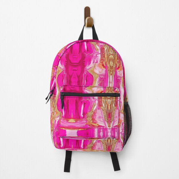 Item preview, Hot Pink Gold Bad B Moroccan Style Abstract designed and sold by TheBohemianLark.