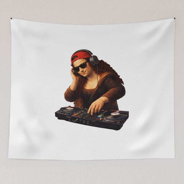 Item preview, DJ Mona Lisa – Funny Renaissance Remix designed and sold by Timegraf.
