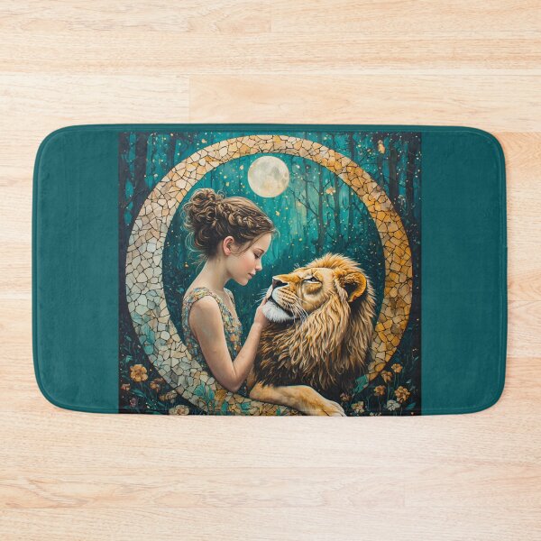 Item preview, The girl and the lion. designed and sold by Natalia-Vlad.