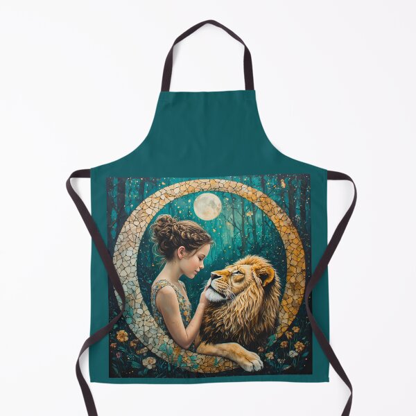 Item preview, The girl and the lion. designed and sold by Natalia-Vlad.