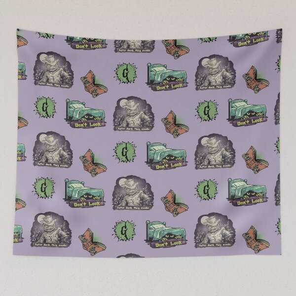 Item preview, Goosebumps Inspired 90s Spooky Retro Monsters designed and sold by ArtbyPriscilla.