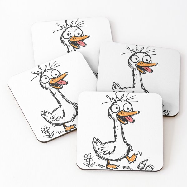 Item preview, Silly Goose Doodle Illustration designed and sold by Very Nice Studio.