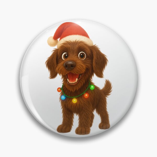 Item preview, Christmas Cesky Fousek Dog designed and sold by Sillytoe.