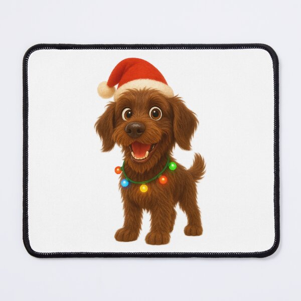Item preview, Christmas Cesky Fousek Dog designed and sold by Sillytoe.