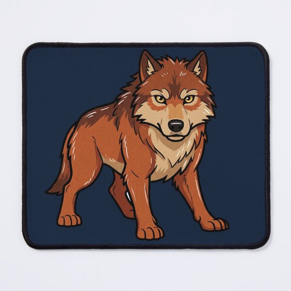 Item preview, The Russet Shape-shifter Wolf Cutie (Jacob) designed and sold by CleverCulture.
