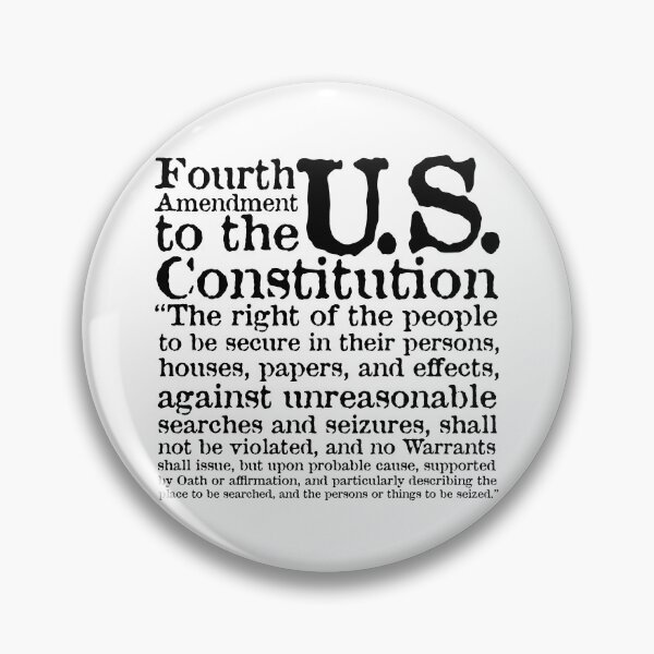 Item preview, Fourth Amendment to the U.S. Constitution designed and sold by BANDOFSCRIBBLE Hollywood.