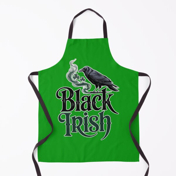 Item preview, BLACK IRISH Goth with Raven for St Patricks Day designed and sold by Greenbaby.