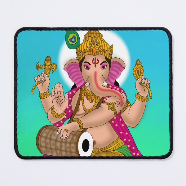 Item preview, Lord Ganesha Divine Design designed and sold by Harshit_Digital_Arts.
