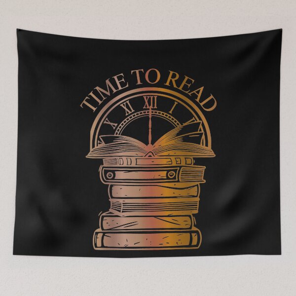 Item preview, Time To Read designed and sold by GOLDENGARDENART.