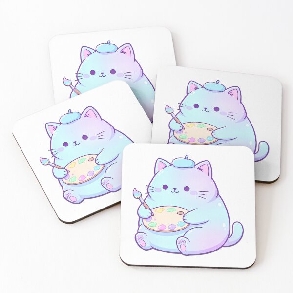 Item preview, Cute Artist Cat Painting designed and sold by Visual Dept..