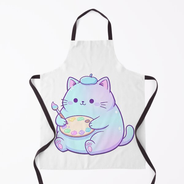 Item preview, Cute Artist Cat Painting designed and sold by Visual Dept..