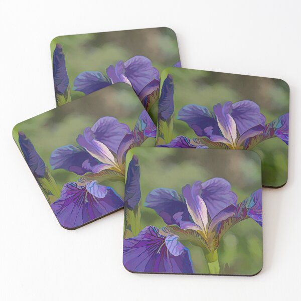 Item preview, Iris Closeup with Acrylic Effect designed and sold by mahnkephotos.
